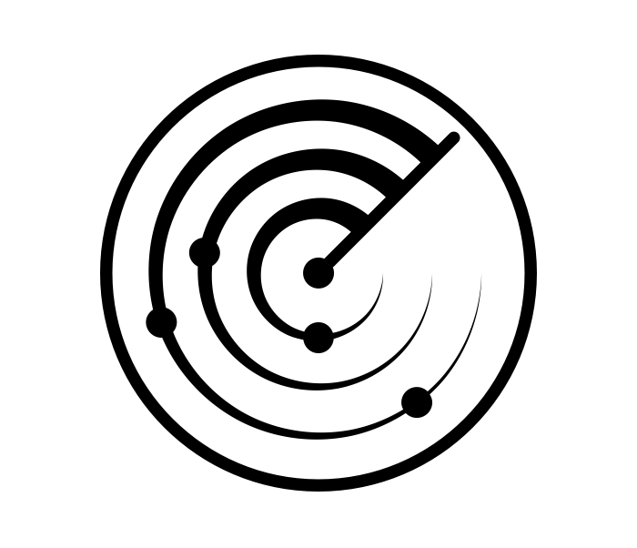 Ground‑borne data icon